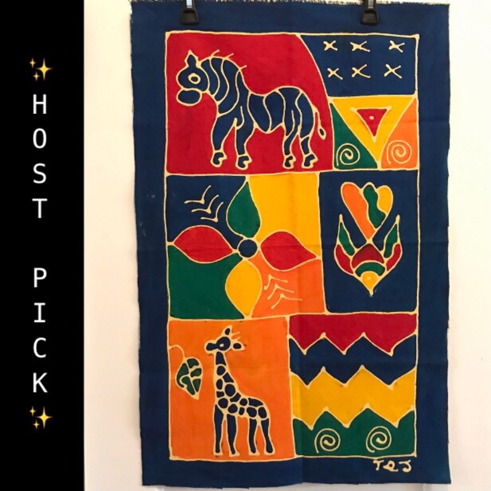 ✨HP✨NEW Vibrant African Safari Animal wall art